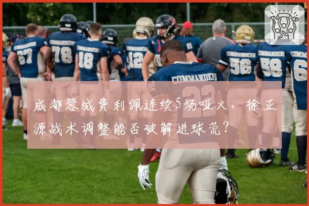 成都蓉城费利佩连续5场哑火,徐正源战术调整能否破解进球荒?